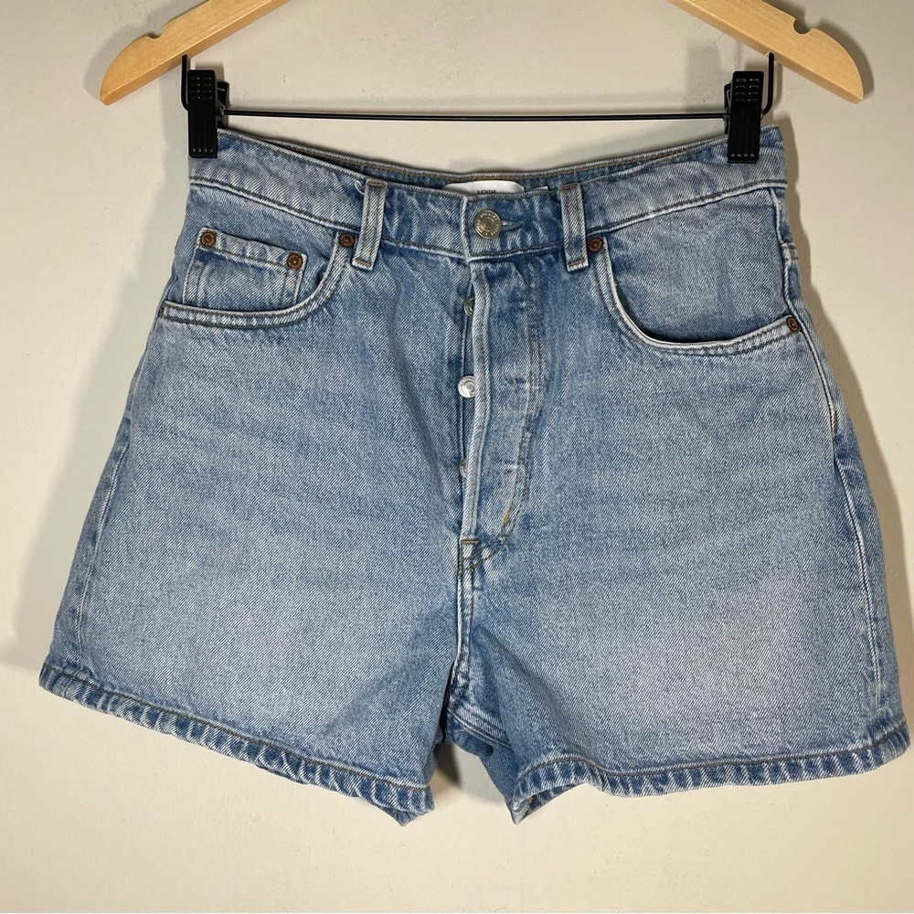 & Other Stories High Waist Denim Short size EU 36
